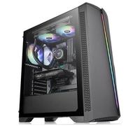 THERMALTAKE - Case H350 TG Middle TowerATX, micro ATX, Mini-ITX 1 Porta USB 3.2 Colore Nero