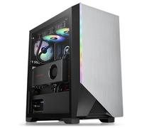 THERMALTAKE - Case H550 TG ARGB Middle Tower ATX / Micro ATX / Mini-ITX 1 Porte USB 3.0 Colore Nero e Grigio (Finestrato)