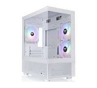 Thermaltake Case Micro Tower View 170 TG ARGB Bianco con Illuminazione Multi