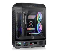 Thermaltake case PC Midi Tower Nero con illuminazione RGB e supporto per 7 slot