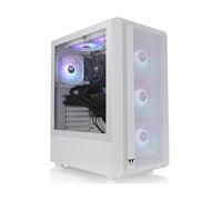 Thermaltake Case S200 TG ARGB Midi Tower Bianco con supporto per ventole da 140