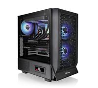 Thermaltake Ceres 330 TG ARGB | Mid Tower Chassis | Projet Stealth et BTF compatibles |Black