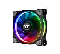 Thermaltake CL-F076-PL12SW-A Ventola per Radiatori/Chassis Ring Plus 12 RGB con Pale a Compressione e Cuscinetti Idraulici, Nero