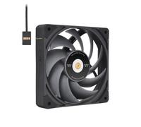 Thermaltake 171-PL12BL-A Ventola per case PC del sistema di raffreddamento del computer 12 cm nero 3 pz. - Nouvo