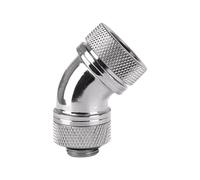 Thermaltake Pacific G1/4 PETG Tube raffreddamento ad acqua 45 Degree 16 mm per PC cromato