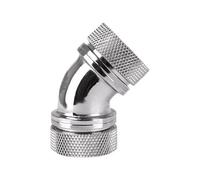 Thermaltake Pacific PETG Tube raffreddamento ad acqua 45 Degree Dual 16 mm per PC cromato