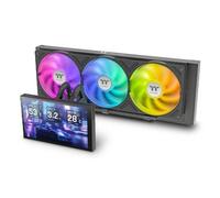 Thermaltake ST360 Ultra, raffreddamento ad acqua all-in-one da 360 mm, display IPS LCD da 7 pollici, ventola ARGB a telaio singolo, pompa ad alte prestazioni, supporto Intel/AMD