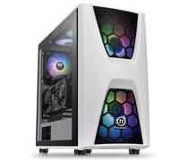 Thermaltake Commander C34 TG Snow ARGB Edition Midi Tower Nero, Bianco - Nouvo