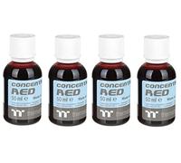 Thermaltake - Concentrato per liquidi di raffreddamento ad acqua, Rosso 4x50 ml