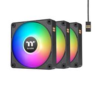 Thermaltake CT140 EX ARGB - Ventola di raffreddamento inversa PC (3 ventole), connessione magnetica, sincronizzazione scheda madre 5 V, 16,8 milioni di colori, 9 LED indirizzabili, ventola per