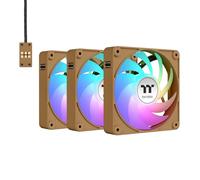 Thermaltake CT140 EX Reverse ARGB Sync PC Ventola di raffreddamento per PC, 500~1800 RPM, 5 V Mobo Sync, 16,8 milioni di colori 9 LED, connettori MagForce 2.0, cuscinetto idraulico, sabbia ghiaia