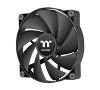 Thermaltake CT200 - Ventola PWM, controllata da 500 a 900 giri/min, flusso d'aria 131,6 CFM, cuscinetto idraulico, ventola per cassa, 200 mm x 200 mm x 30 mm, nero, CL-F177-PL20BL-A