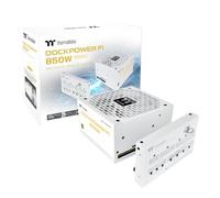 Thermaltake Dockpower FI 850W Alimentatore | ATX 3.1 | Connettore PCIe 5.1 12V-2x6 | Unità principale e modulo di docking | Cavi a profilo ribassato | Modulare | Snow