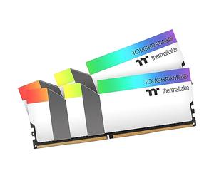 Thermaltake Kit Barrettes mémoire 16Go (2x8Go) DIMM DDR4 Compatibile ToughRam RGB PC4-25600 (3200 MHz) (Bianco)