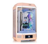 Thermaltake Micro Tower PC Case SPCC Peach in vetro temperato 4XUSB Audio
