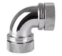 Thermaltake Pacific PETG Tube raffreddamento ad acqua 90 Degree Dual 16 mm per PC cromato