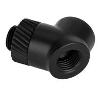 Thermaltake Pacific SF 45 & 90 Degree Adapter | Matte Black | DIY LCS Fittings