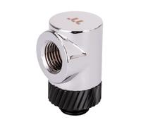 Thermaltake Pacific SF CL-W396-CU00SL-A - Adattatore a 90 gradi, colore: Nero/Argento