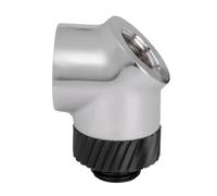 Thermaltake Pacific SF CL-W398-CU00SL-A - Adattatore 45 e 90 gradi, colore: Nero/Argento