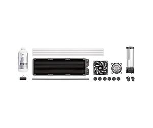 Thermaltake Pacific Tough C360 DDC - Kit di raffreddamento a liquido con tubo rigido, ventola resistente, blocco acqua W7 non RGB, pompa PR22-DDC e serbatoio combinato per una struttura non RGB,