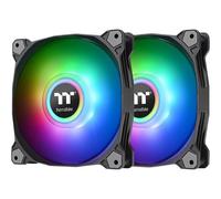 Thermaltake Pure Duo 14 Argb Sync Rator Fan 2 Pack Black Fan