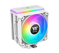 Thermaltake Raffreddatore CPU ASTRIA 400 ARGB; 6 tubi di calore in rame; ventola PWM da 120 mm; 500~1800 giri/min; torre singola; Intel/AMD; 230 W TDP; Bianco; CL-P138-CA12SW-A