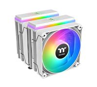 Thermaltake Raffreddatore CPU ASTRIA 600 ARGB; 6 tubi di calore in rame; 2 ventole PWM da 120 mm; 500~1800 giri/min; Dual Tower; Intel/AMD; 265 W TDP; Bianco; CL-P139-CA12SW-A