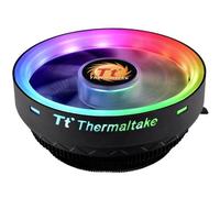 Thermaltake Raffreddatore d'aria UX 100 ARGB | Ventola PWM silenziosa da 120 mm | per socket Intel e AMD | Indirizzabile a 5 V | 65 W | Nero