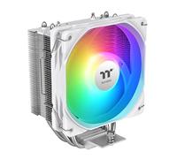 Thermaltake Raffreddatore UX400 ARGB bianco; 4 tubi di calore in rame da 6 mm; ventola PWM da 120 mm; 700~1800 giri/min; compatibile Intel/AMD; Torre singola; TDP da 240 W; bianco; CL-P143-AL12SW-A