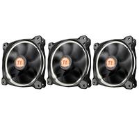 Thermaltake Riing 12 LED Ventilatore, 3 Pezzi, Bianco