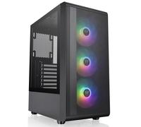 Thermaltake S200 TG ARGB, Vetro Temperato - Nero