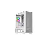 Thermaltake S380 TG ARGB - Telaio a torre intermedio compatibile con connettore Hidden, pannello in vetro temperato da 360 mm e ventola ARGB da 120 mm preinstallata