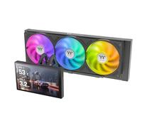 Thermaltake ST360 Ultra, raffreddamento ad acqua all-in-one da 360 mm, display IPS LCD da 7 pollici, ventola ARGB a telaio singolo, pompa ad alte prestazioni, supporto Intel/AMD