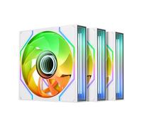 Thermaltake SWAFAN 120 EX INFINITY ARGB; Infinity Mirror Hub & Frame; 120 mm x 28 mm; 500~2000 RPM; MagForce 2.0; Lame sostituibili; Sincronizzazione scheda madre 5V 3-Pin; Coperture a vite