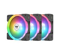 Thermaltake SWAFAN EX 12 ARGB - Ventola di raffreddamento per PC, 3 ventole, 500~2000 giri/min, connessione magnetica, lame reversibili, sincronizzazione con software MB RGB, CL-F167-PL12SW-A, 120