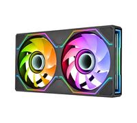 Thermaltake SWAFAN Unify 240 ARGB Sync ~ Nero | Cornice singola; mozzo e telaio a specchio infinito; lame intercambiabili; cuscinetto idraulico; 5 V 3 pin; coperture per