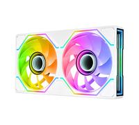 Thermaltake SWAFAN Unify 240 ARGB Sync ~ Neve | Cornice singola; mozzo e telaio a specchio infinito; lame intercambiabili; cuscinetto idraulico; 5 V 3 pin; coperture per