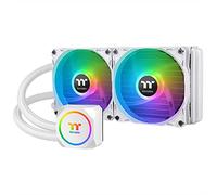 Thermaltake TH240 ARGB Sincronizzazione della scheda madre Snow Edition Intel LGA1700 Ready/AMD All-in-One Liquid Cooling System 240 mm ad alta efficienza CPU radiatore CL-W301-PL12SW-B, bianco
