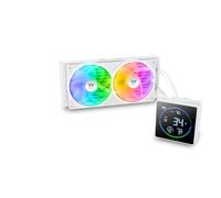 Thermaltake TH240-S V3 ARGB | Raffreddamento ad acqua all-in-one | Display LCD a segmento da 3,95" | Testa della pompa rotante | ventola a telaio singolo | Snow