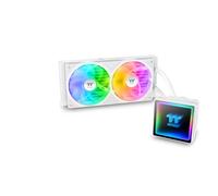 Thermaltake TH240 V3 ARGB | Raffreddamento ad acqua all-in-one | Infinity Mirror Design | Testa della pompa rotante | Ventola a telaio singolo | Snow
