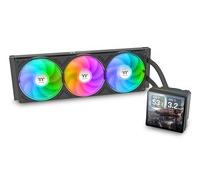 TH360 V3 Ultra ARGB | All-in-one water cooling | 3.95" TFT LCD display | Rotatable pump head | Single frame fan | Black