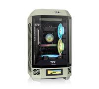 Thermaltake The Tower 250 Mini-ITX PC Tower con 2 vetri temperati verde matcha da 120 mm