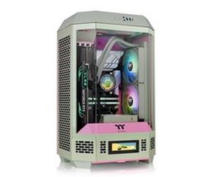 Thermaltake The Tower 300 hellgruen/rosa Tempered Glass CA-1Y4-00SJWN-00