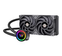 Thermaltake TOUGHLIQUID 240 ARGB - Dispositivo di raffreddamento liquido per CPU All-in-One, AMD (AM5/AM4)/Intel (LGA 1700/1200), radiatore ad alta efficienza da 240 mm CL-W319-PL12BL-B