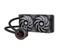 Thermaltake TOUGHLIQUID Ultra 240 AIO Liquid Cooler AMD (AM5/AM4) Intel (LGA 1700/1200) Display LCD Rotazionale 2.1 Pollici Ventola Radiatore 2500RPM TT RGB Plus/Alexa/Razer Chroma Enabled