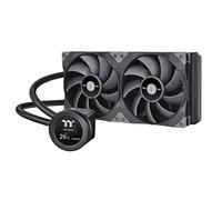 Thermaltake TOUGHLIQUID Ultra 280 CPU Liquid Cooler, AMD (AM5/AM4) Intel (LGA 1700/1200), 2.1 Pollici Rotazionale Display LCD Ventola Radiatore 2000RPM, TT RGB Plus 2.0 Software, CL-W374-PL14BL-A,
