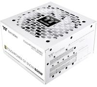 Thermaltake Toughpower GT - Alimentatore standard ATX 3.1 da 850 W, efficienza Gold 80 Plus, ventola Smart Zero, connettore PCIe 5.1 nativo da 450 W, colore: Bianco neve