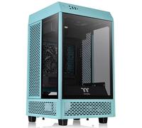 Thermaltake Tower 100 Turquoise Edition Tempered Glass Mini Tower Computer Chassis Supports Mini-ITX CA-1R3-00SBWN-00