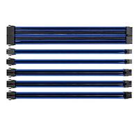 Thermaltake TtMod AC-035-CN1NAN-A1 - Kit cavo di prolunga per alimentazione ATX/EPS/8 pin PCI-E/6 pin PCI-E con pettini, blu/nero