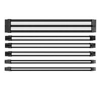 Thermaltake TtMod AC-048-CN1NAN-A1 - Kit cavo di prolunga per alimentazione ATX/EPS/8-pin PCI-E/6-pin PCI-E con pettini, bianco/nero